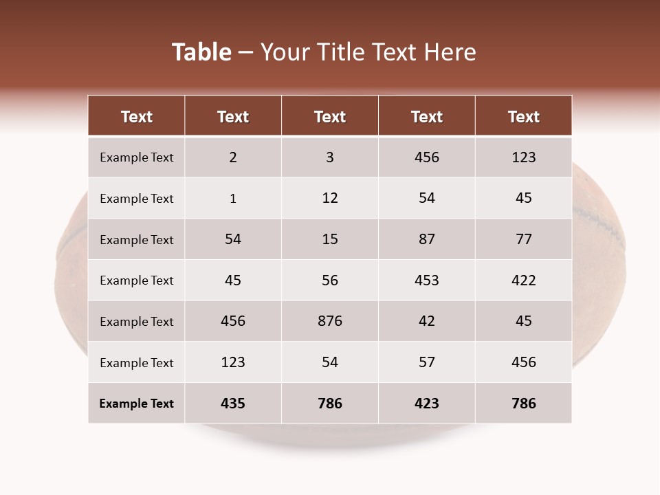 Rules Leather Football PowerPoint Template