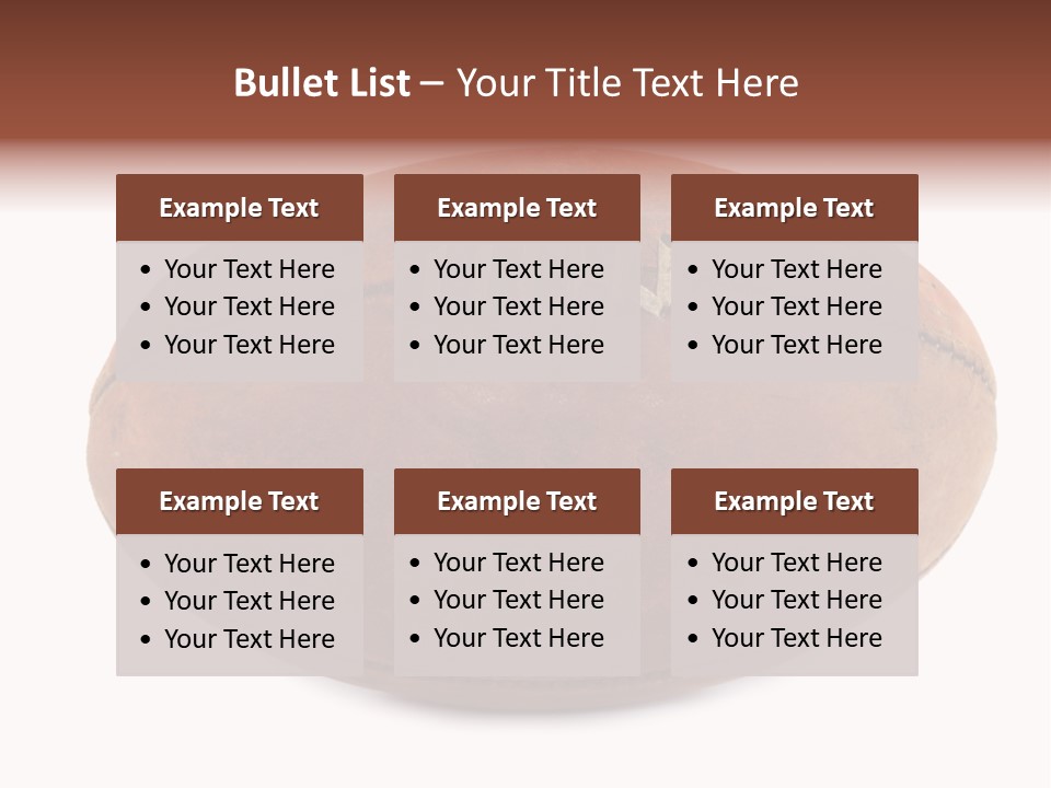 Rules Leather Football PowerPoint Template