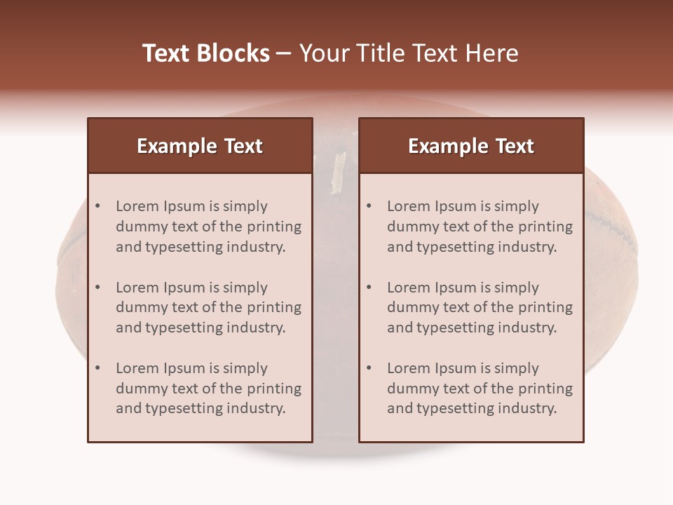 Rules Leather Football PowerPoint Template