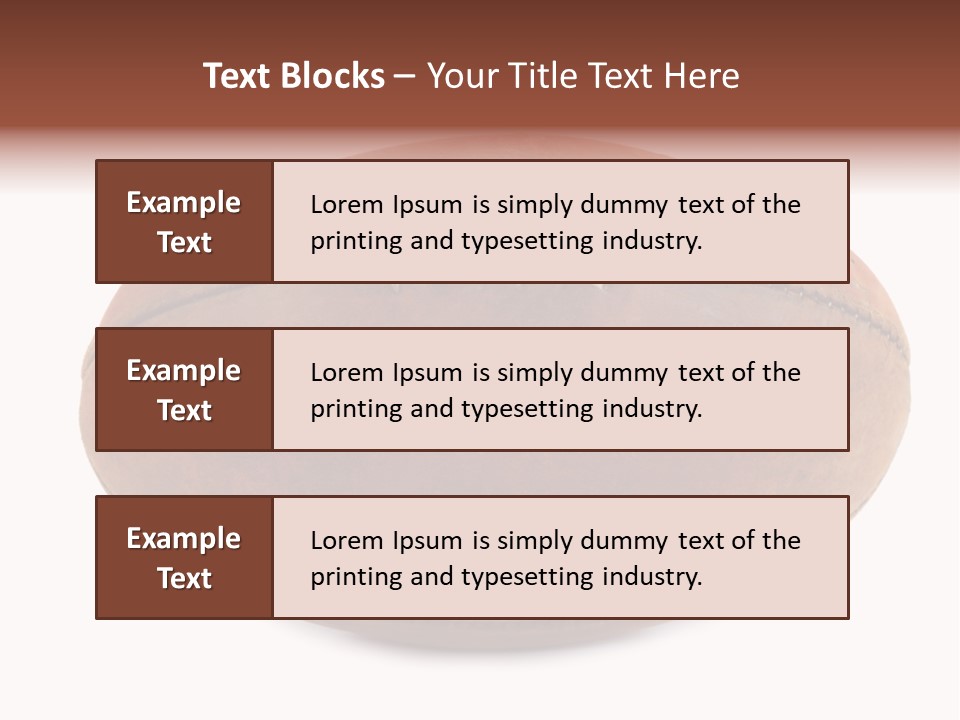 Rules Leather Football PowerPoint Template