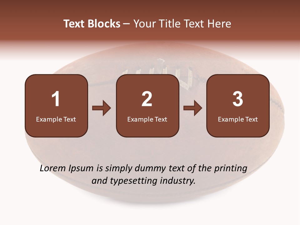 Rules Leather Football PowerPoint Template