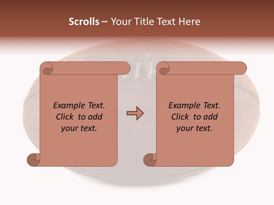 Rules Leather Football PowerPoint Template