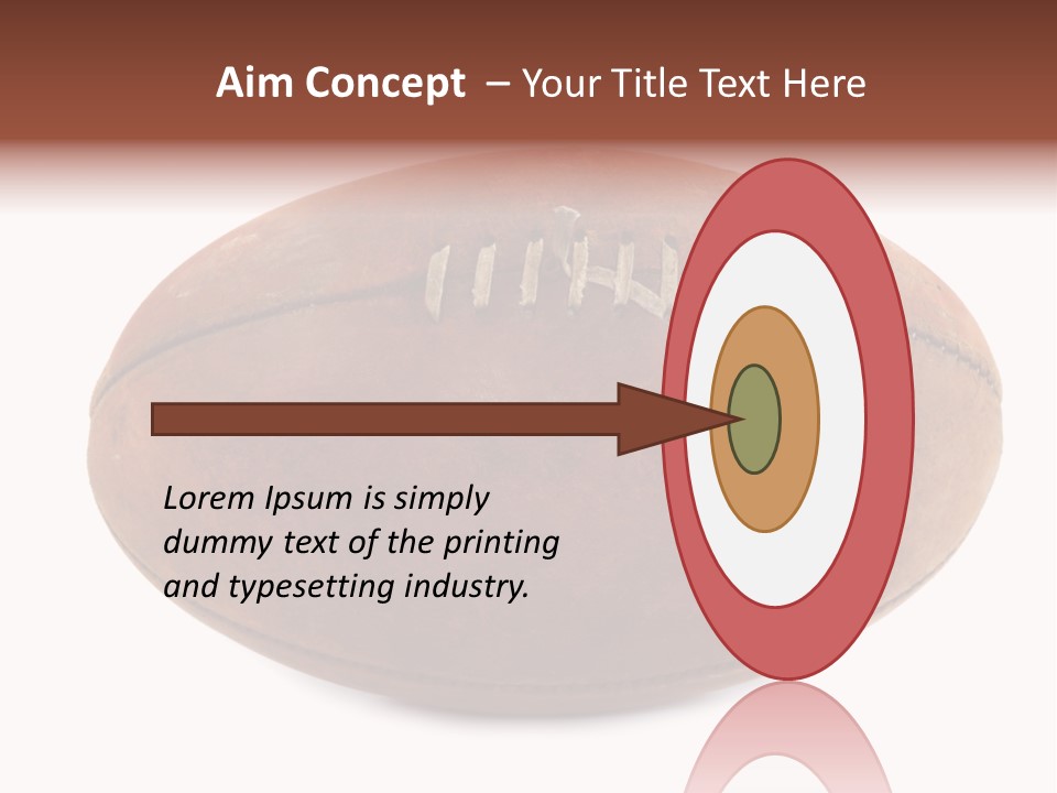 Rules Leather Football PowerPoint Template