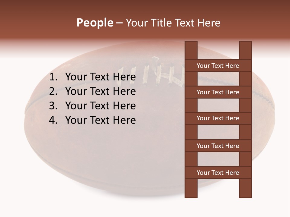 Rules Leather Football PowerPoint Template