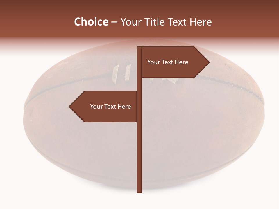 Rules Leather Football PowerPoint Template