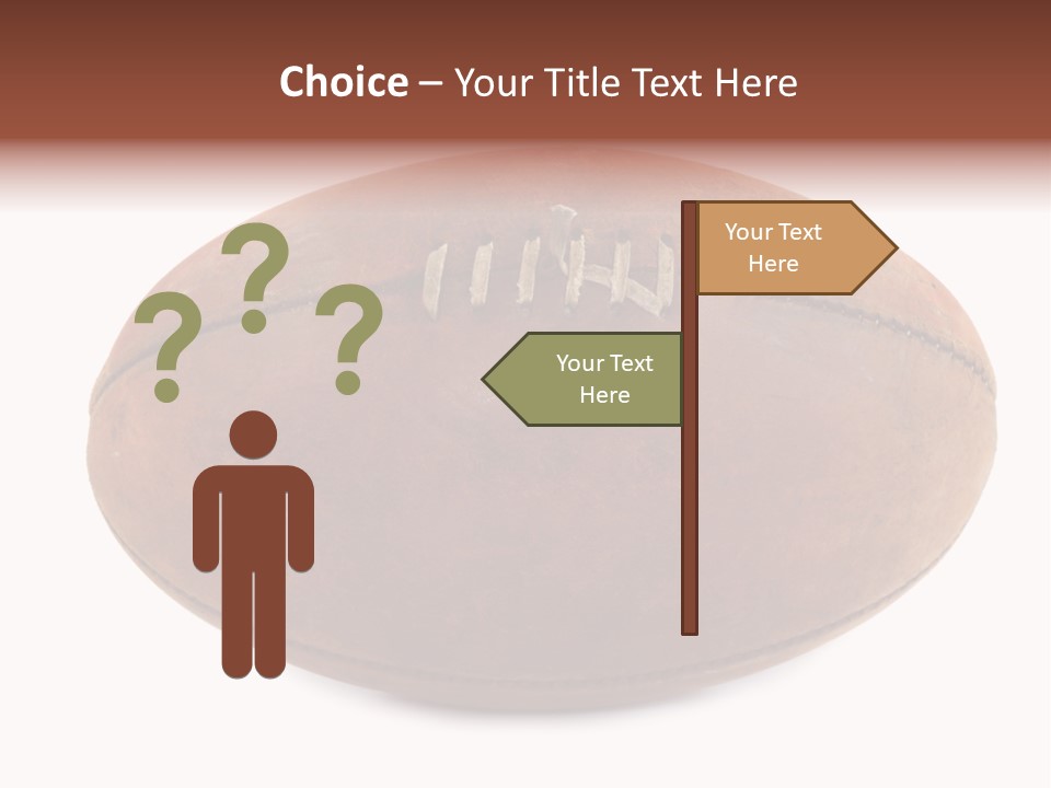 Rules Leather Football PowerPoint Template