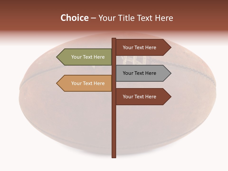 Rules Leather Football PowerPoint Template