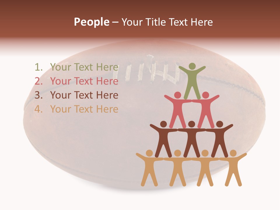 Rules Leather Football PowerPoint Template