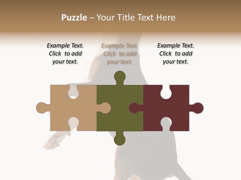 Finger Purebred Reflection PowerPoint Template