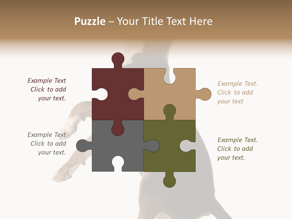 Finger Purebred Reflection PowerPoint Template