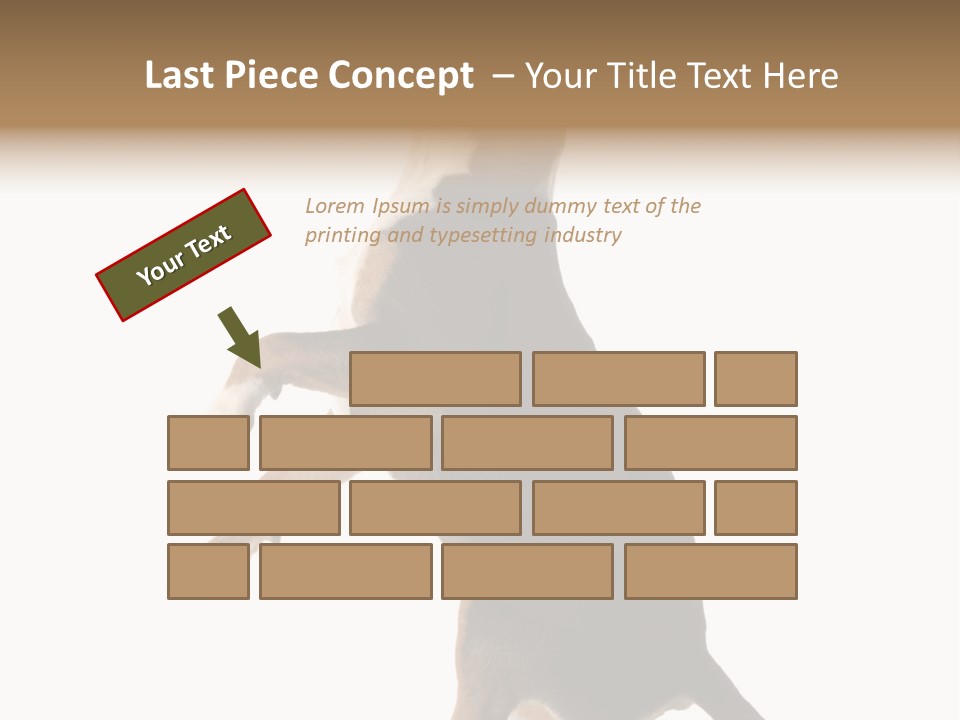 Finger Purebred Reflection PowerPoint Template