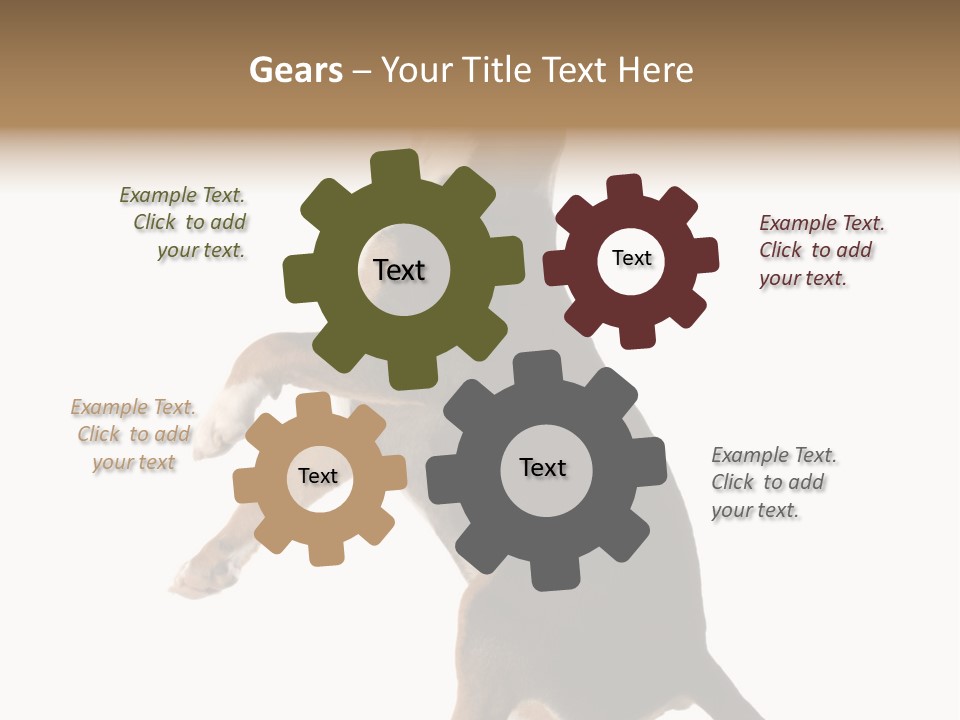 Finger Purebred Reflection PowerPoint Template