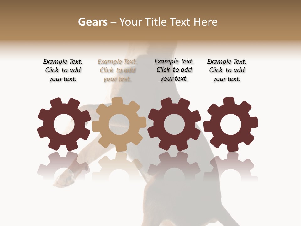 Finger Purebred Reflection PowerPoint Template