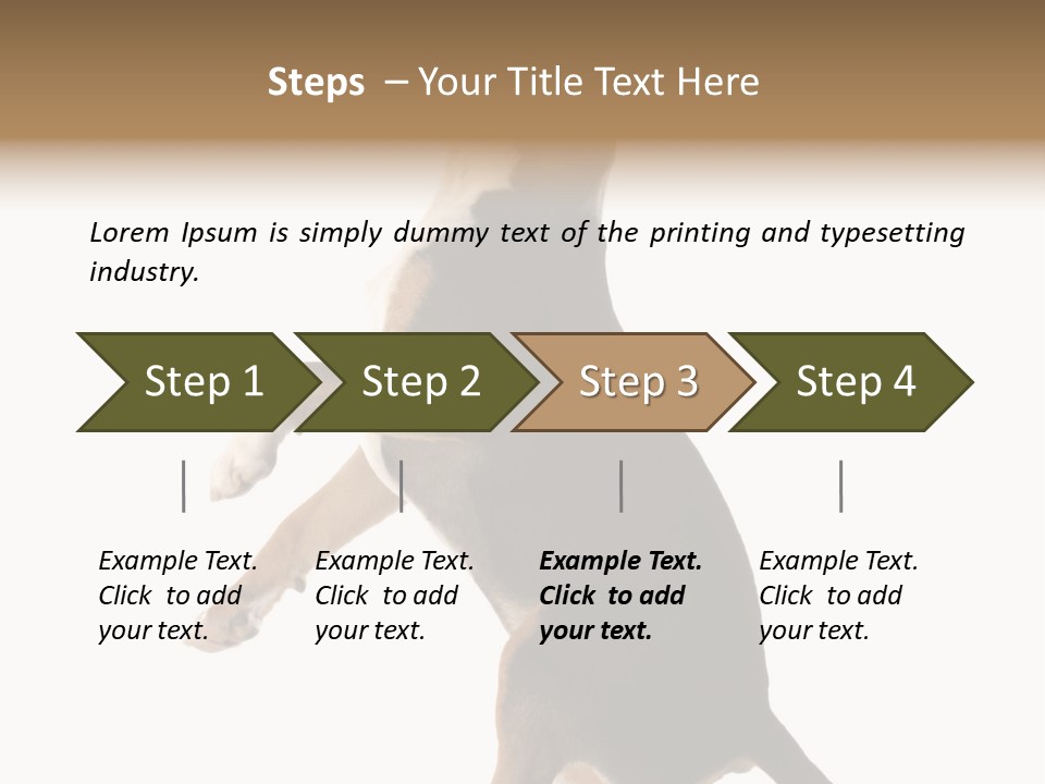 Finger Purebred Reflection PowerPoint Template