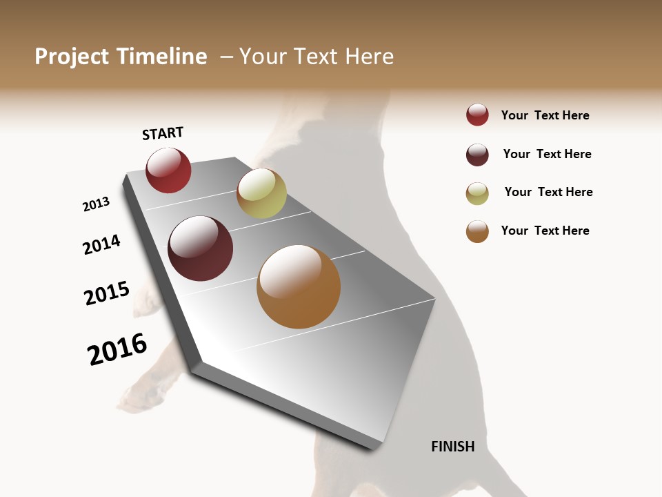 Finger Purebred Reflection PowerPoint Template