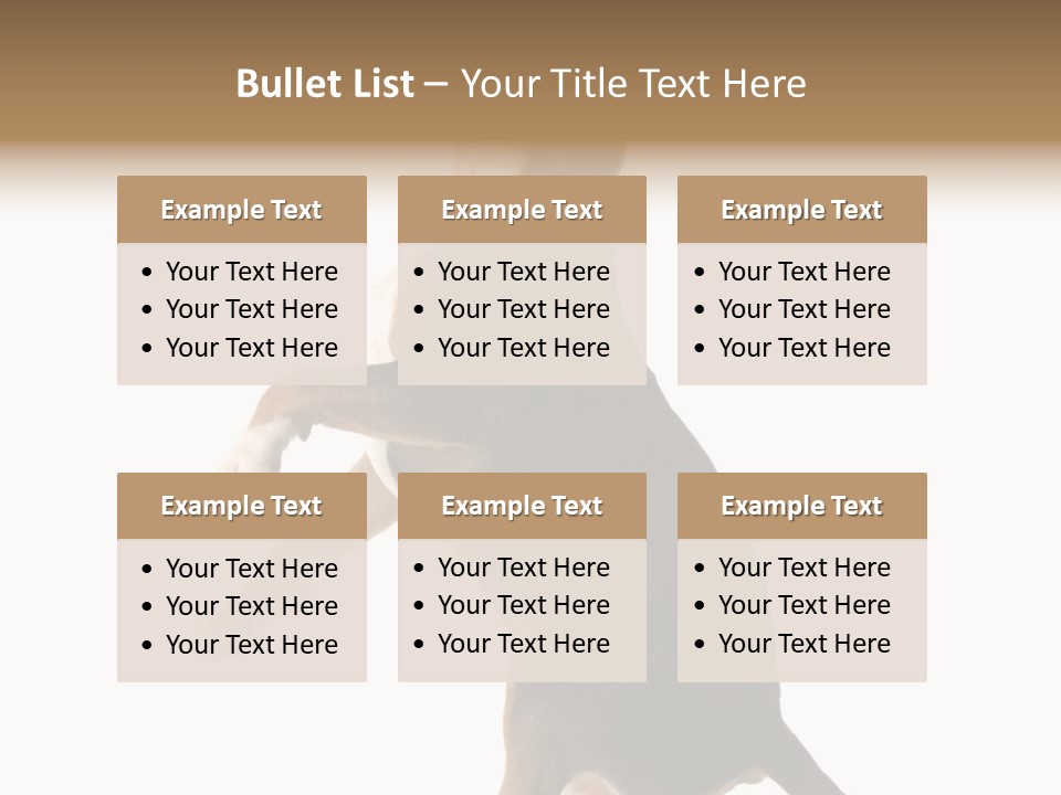 Finger Purebred Reflection PowerPoint Template