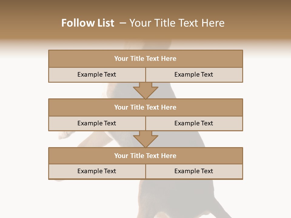 Finger Purebred Reflection PowerPoint Template