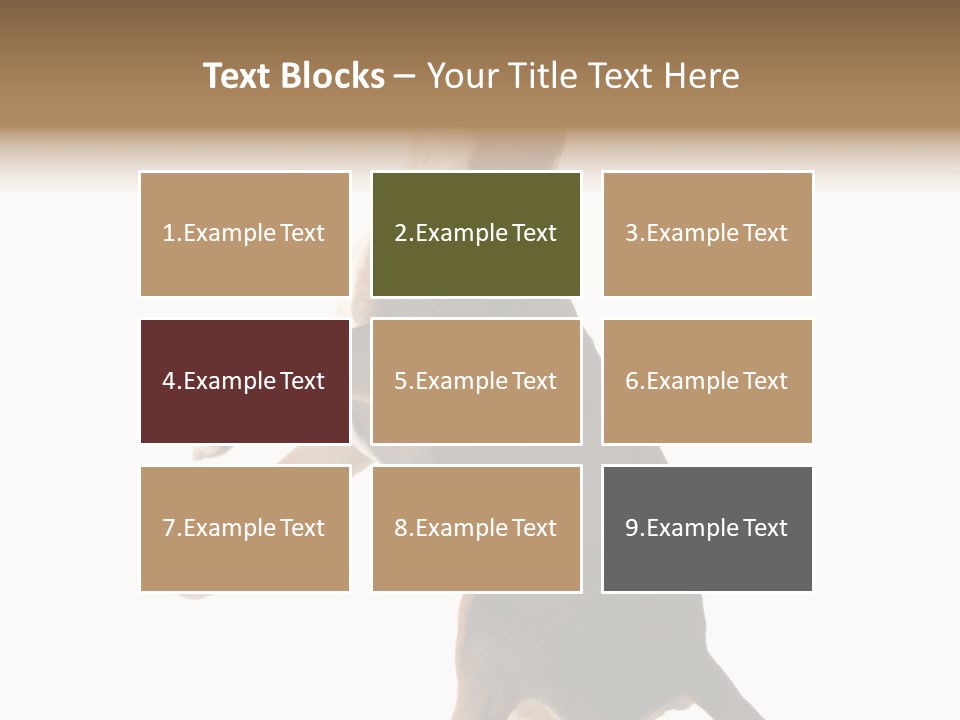 Finger Purebred Reflection PowerPoint Template