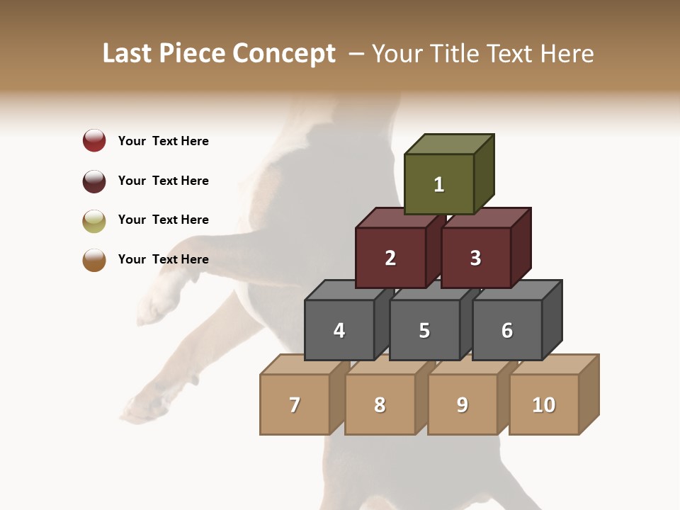 Finger Purebred Reflection PowerPoint Template