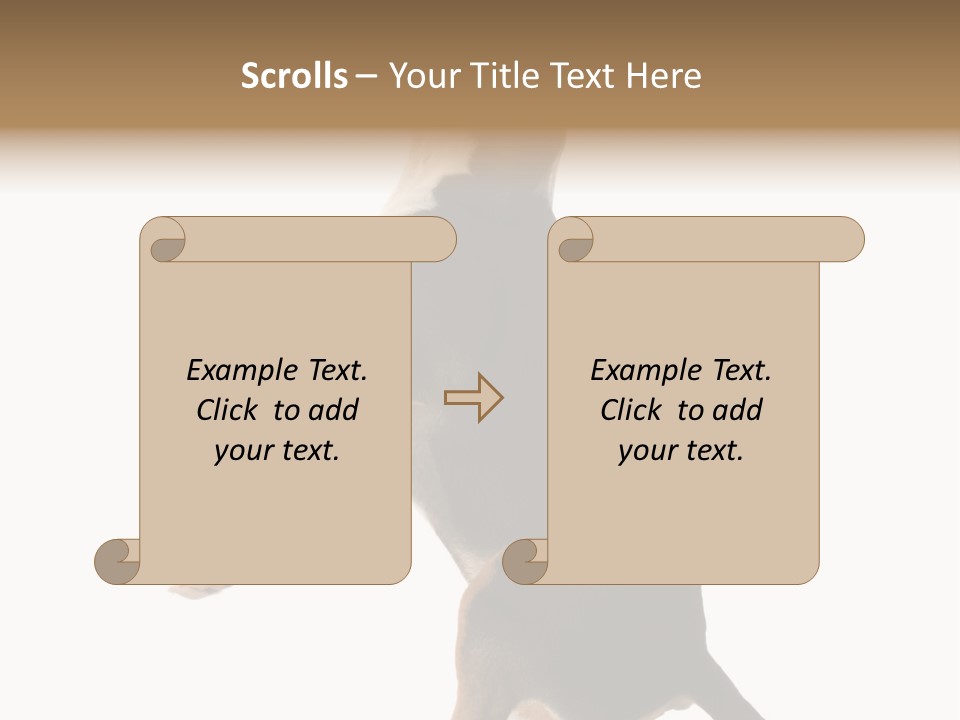 Finger Purebred Reflection PowerPoint Template