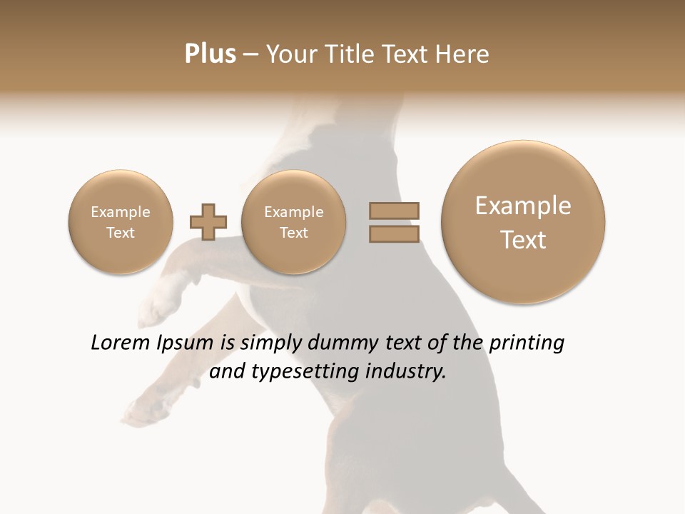 Finger Purebred Reflection PowerPoint Template
