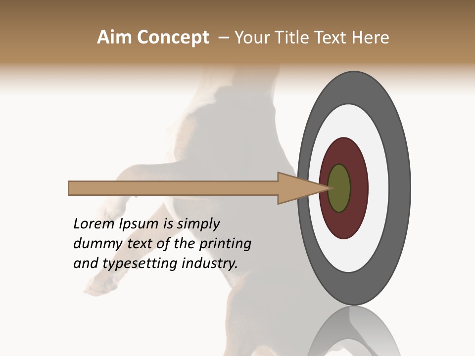 Finger Purebred Reflection PowerPoint Template