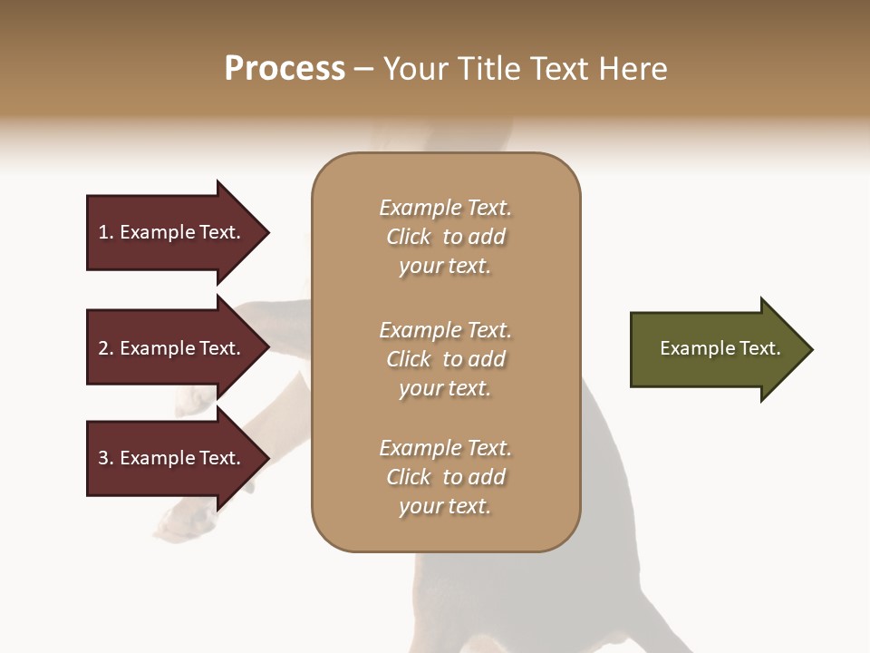 Finger Purebred Reflection PowerPoint Template