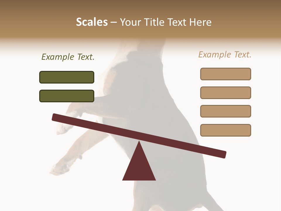 Finger Purebred Reflection PowerPoint Template