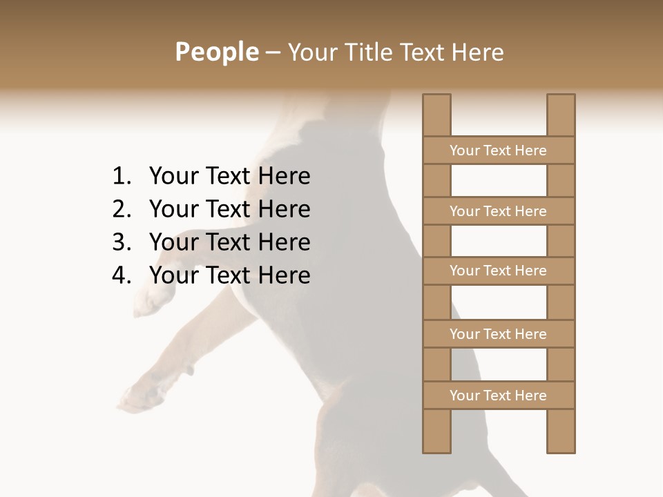 Finger Purebred Reflection PowerPoint Template