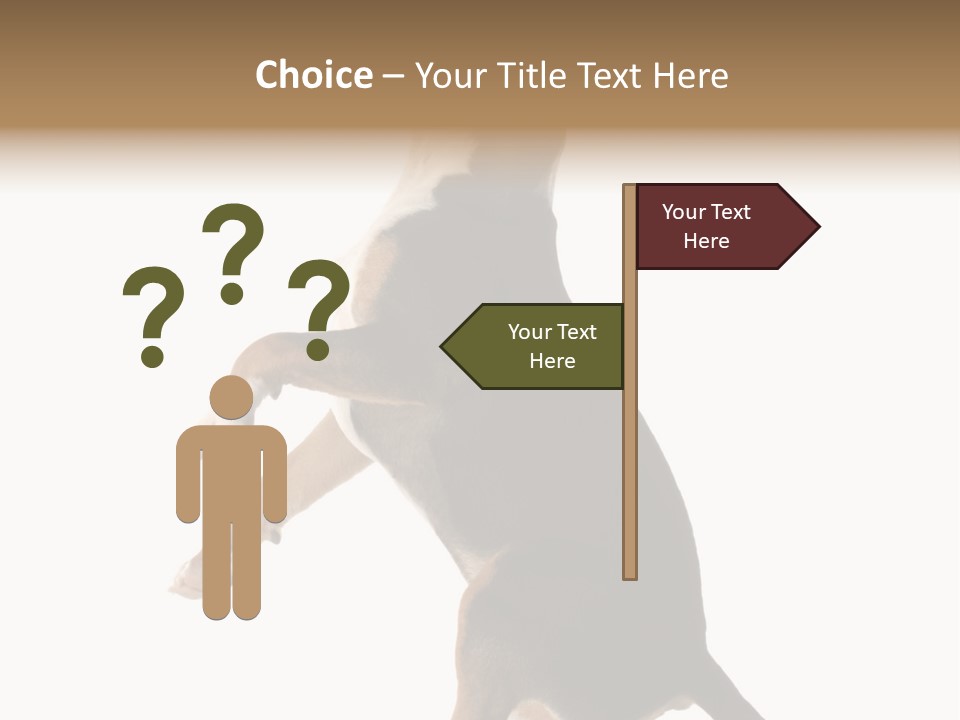 Finger Purebred Reflection PowerPoint Template