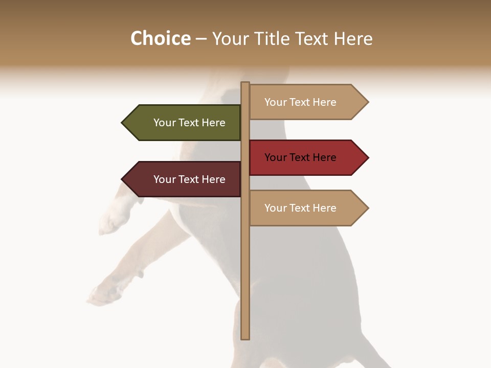 Finger Purebred Reflection PowerPoint Template