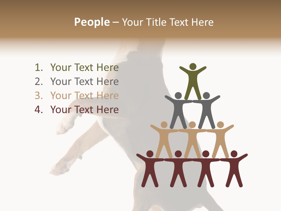 Finger Purebred Reflection PowerPoint Template