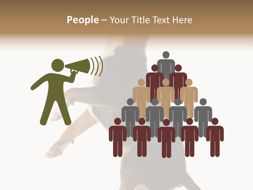 Finger Purebred Reflection PowerPoint Template