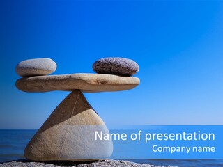 Mineral Gravel Nature PowerPoint Template