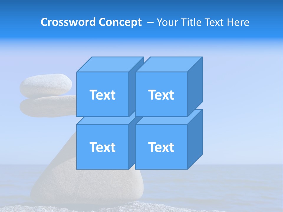 Mineral Gravel Nature PowerPoint Template