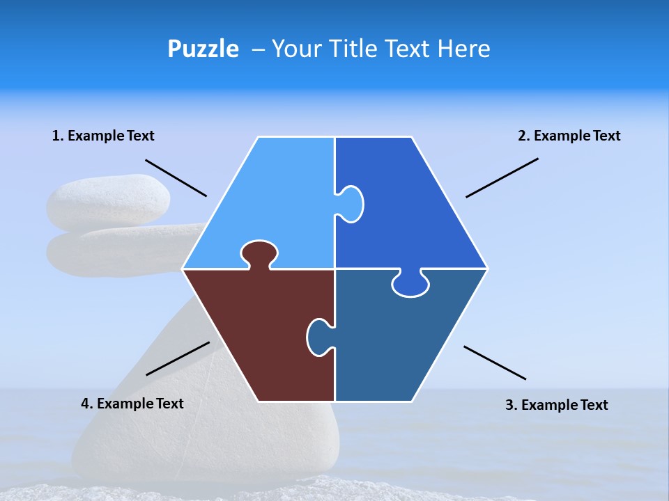 Mineral Gravel Nature PowerPoint Template