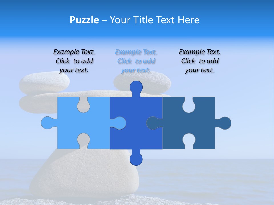 Mineral Gravel Nature PowerPoint Template