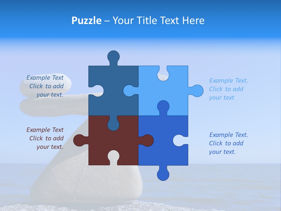 Mineral Gravel Nature PowerPoint Template