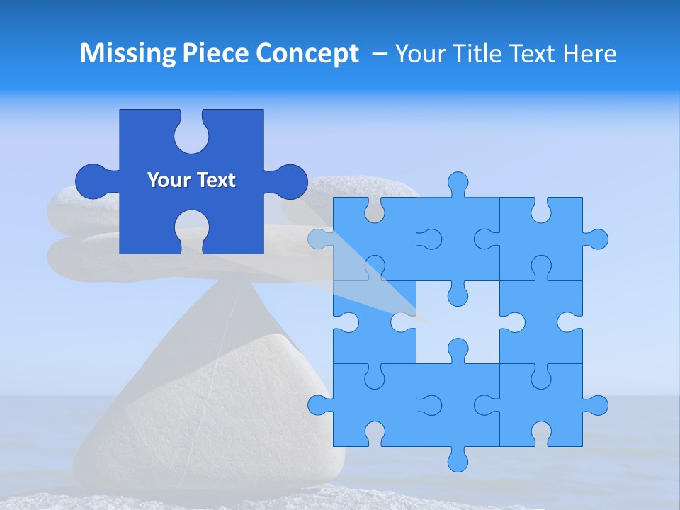 Mineral Gravel Nature PowerPoint Template