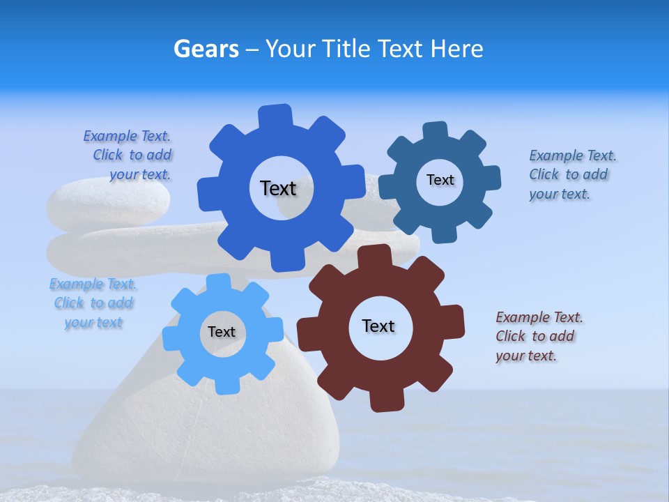 Mineral Gravel Nature PowerPoint Template