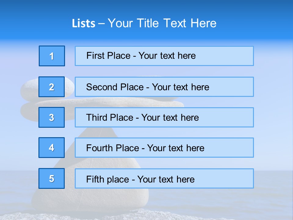 Mineral Gravel Nature PowerPoint Template