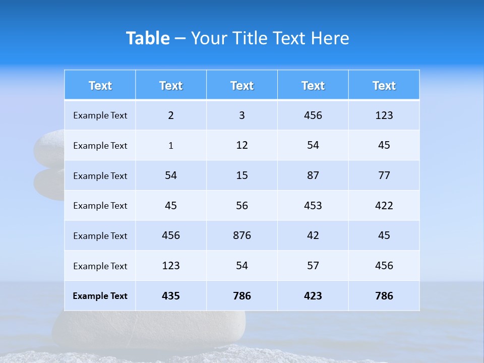 Mineral Gravel Nature PowerPoint Template