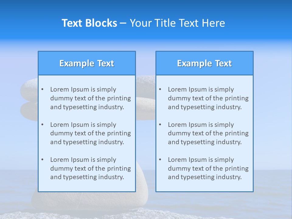 Mineral Gravel Nature PowerPoint Template