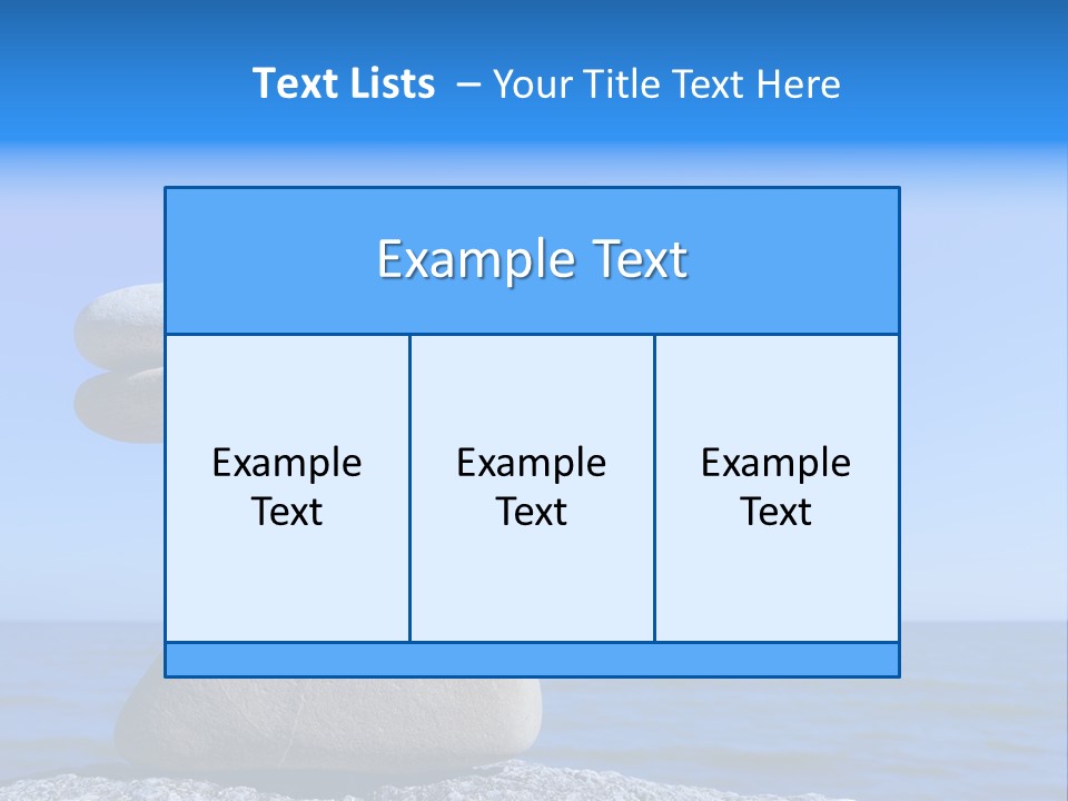 Mineral Gravel Nature PowerPoint Template
