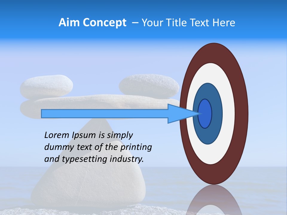 Mineral Gravel Nature PowerPoint Template