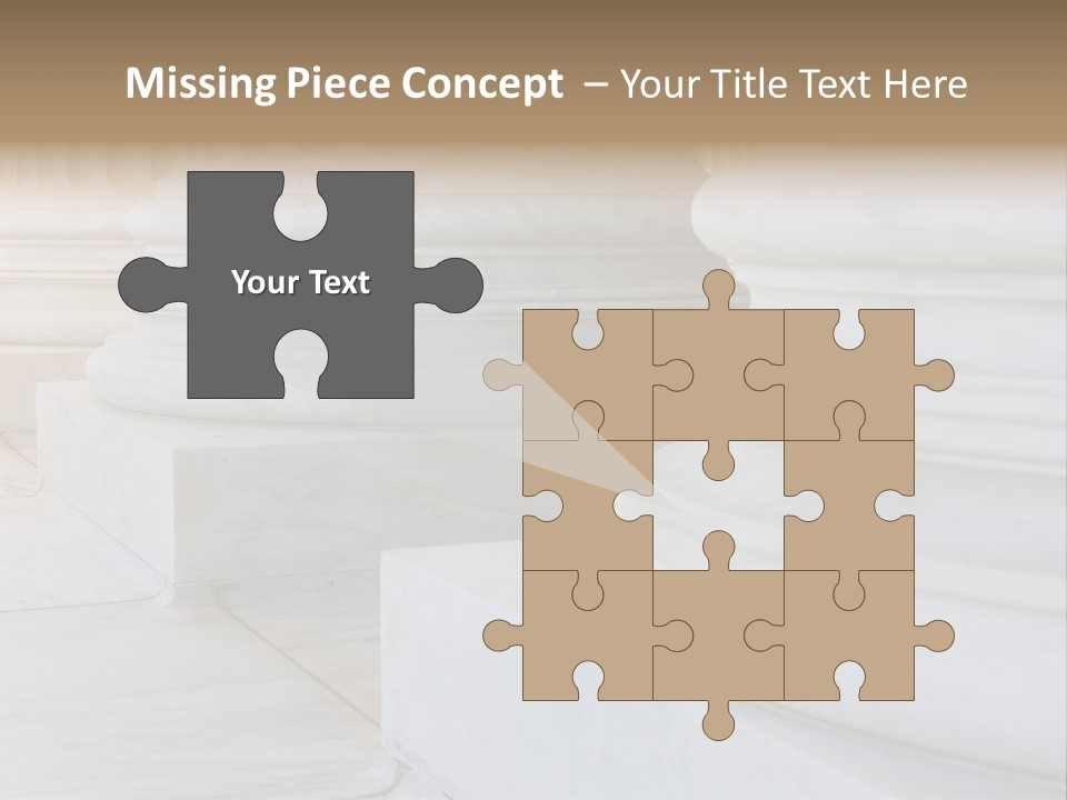 Usa Greek Column PowerPoint Template