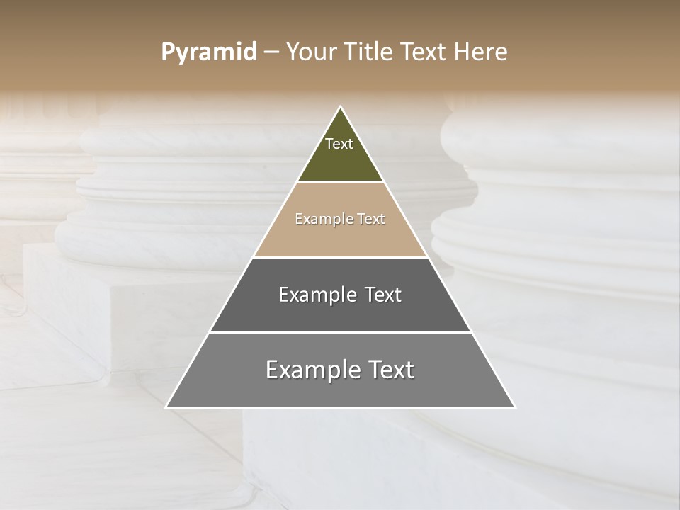 Usa Greek Column PowerPoint Template