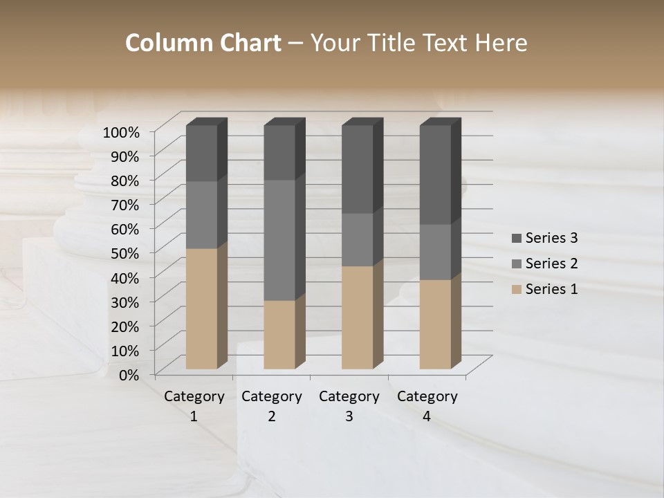 Usa Greek Column PowerPoint Template
