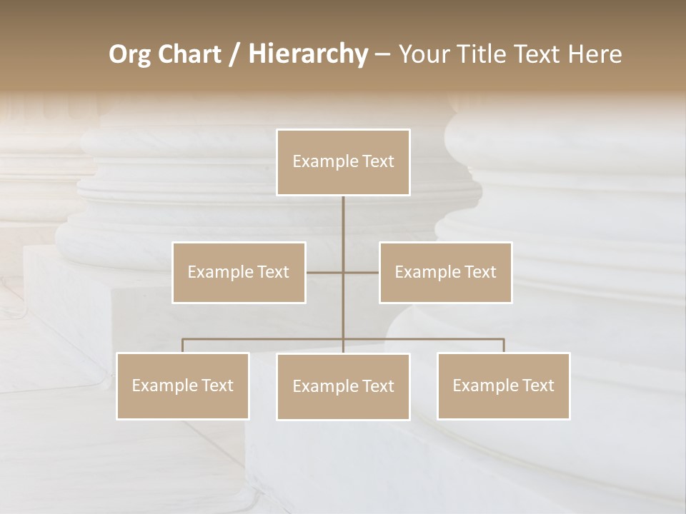 Usa Greek Column PowerPoint Template