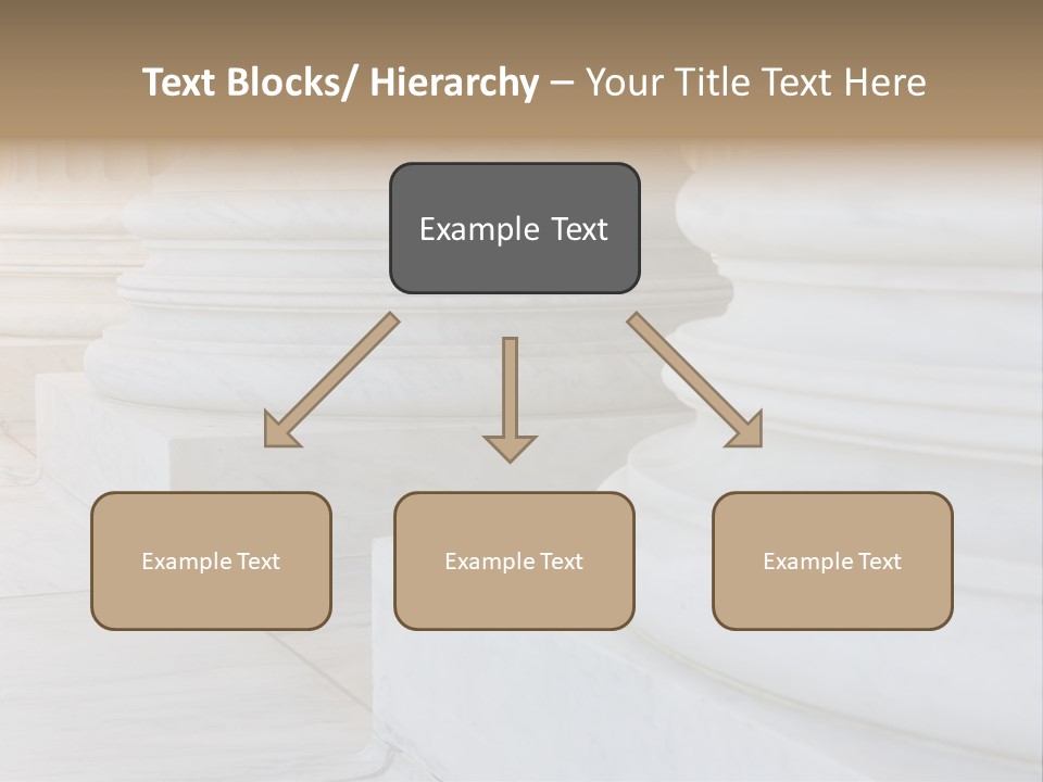 Usa Greek Column PowerPoint Template